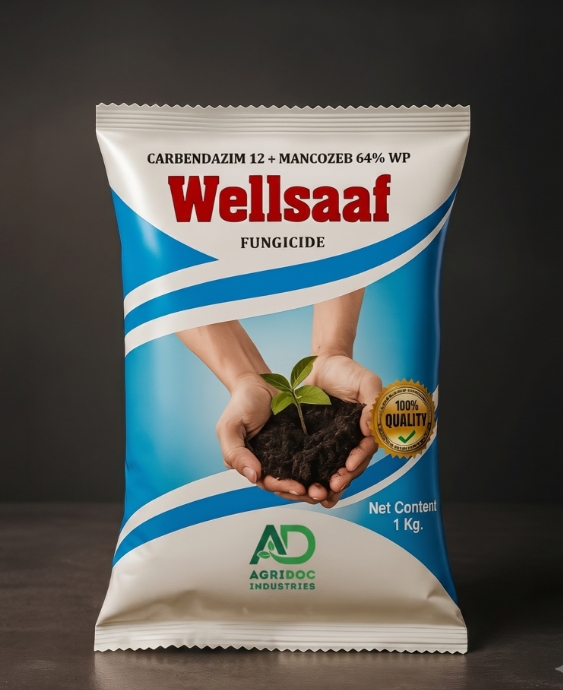 Wellsaaf Carbendazim 12% + Mancozeb 63% WP Fungicide