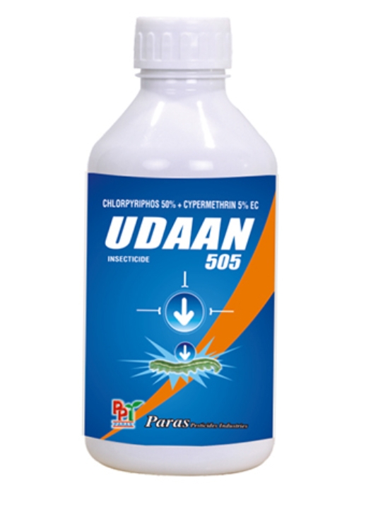 Udaan 505 Chlorpyriphos 50 Percent Cypermethrin. .